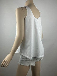 Cotton Rhinestone Tank